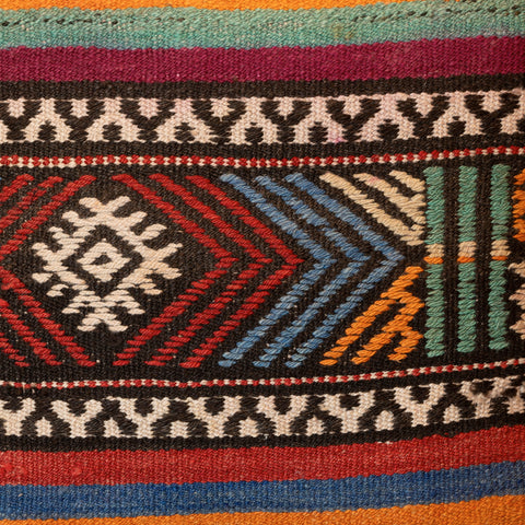 Large Handmade Turkish kilim cushion - 309673-F