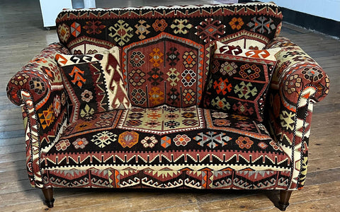 Handmade Turkish kilim two seater sofa - 309677