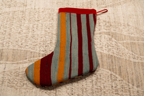 Turkish Kilim Christmas Stocking - 309689c