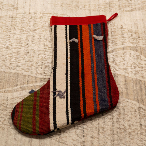 Turkish Kilim Christmas Stocking - 309689h