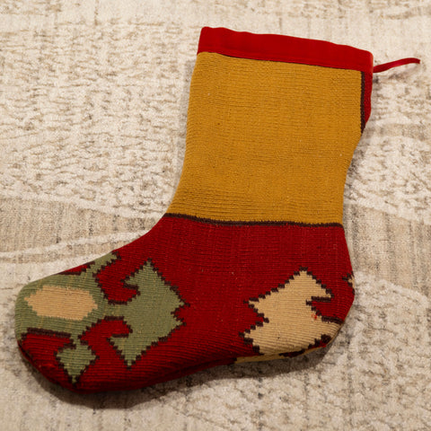 Turkish Kilim Christmas Stocking - 309689r