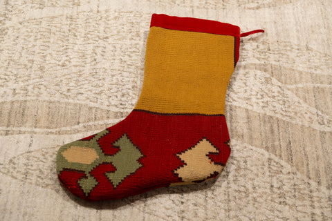 Turkish Kilim Christmas Stocking - 309689r