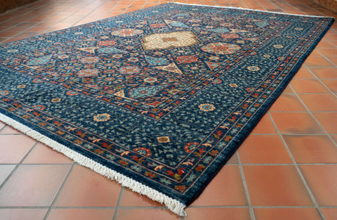 Handmade Afghan Mamluk rug - 309722