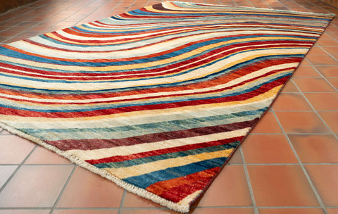 Handmade Afghan Loribaft rug - 309724