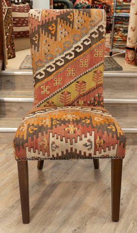 Handmade Turkish kilim Dining Chair - 309764c