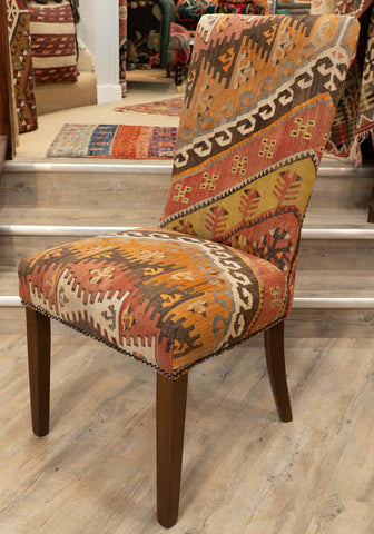 Handmade Turkish kilim Dining Chair - 309764c