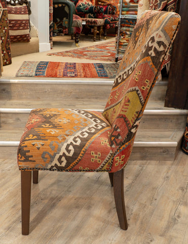 Handmade Turkish kilim Dining Chair - 309764c