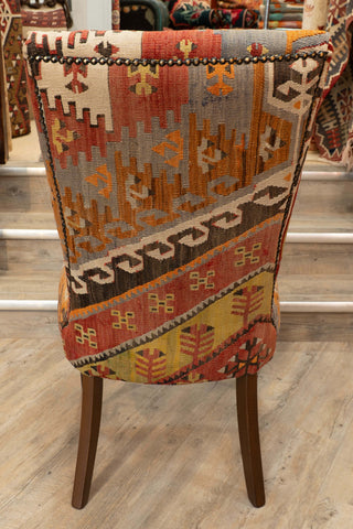 Handmade Turkish kilim Dining Chair - 309764d