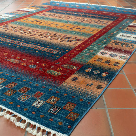 Handmade Afghan Loribaft rug - 309778