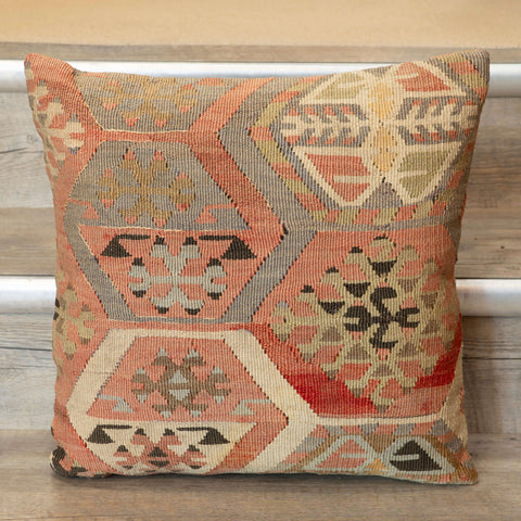 Handmade Vintage Anatolian kilim cushion - 309803m