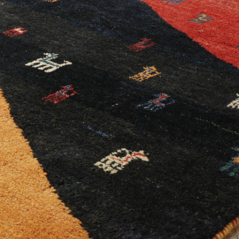 Handmade Persian Gabbeh rug - TR309011