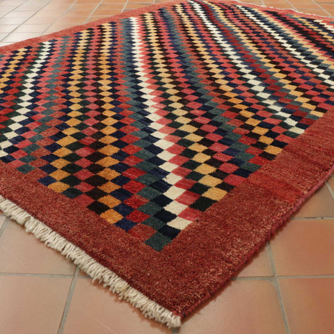 Handmade Persian Gabbeh rug - TR309014