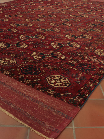 Antique handmade Tekke Turkoman carpet - 139668