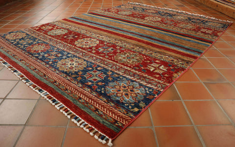 Fine handmade Afghan Samarkand rug - 274315