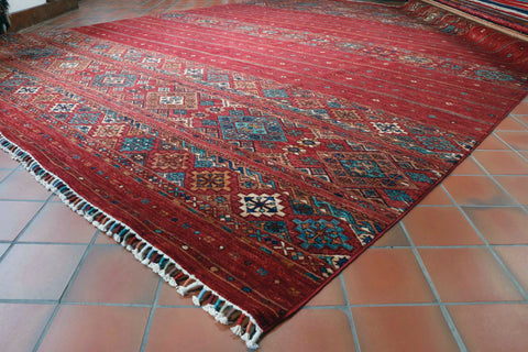 Handmade Afghan Samarkand carpet - 295728