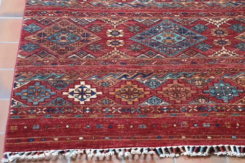 Handmade Afghan Samarkand carpet - 295728