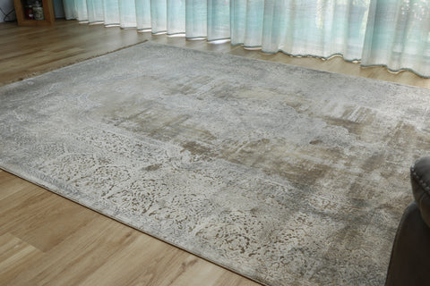 Woolknot Gooch luxury rug Overdye Mink