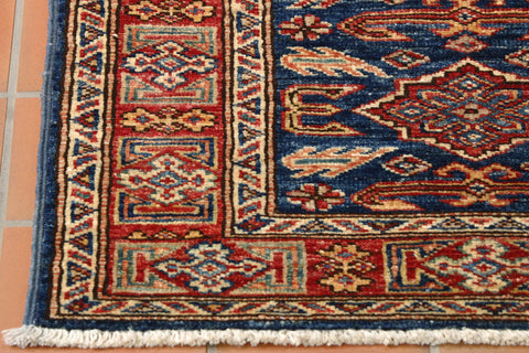 Fine handmade Afghan Kazak runner - 306325