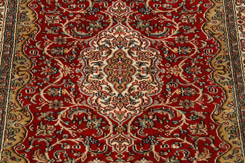 Fine handmade Kashmir silk rug - 306349