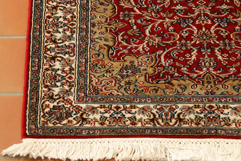 Fine handmade Kashmir silk rug - 306349