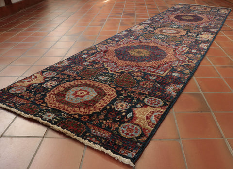 Handmade Afghan Mamluk runner - 306430