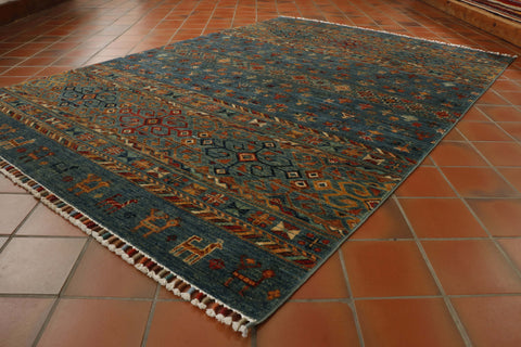 Fine handmade Afghan Samarkand rug - 306511