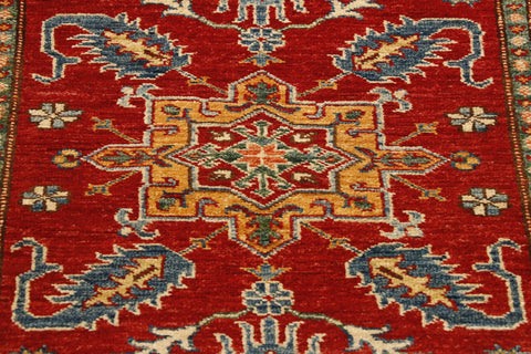 Fine handmade Afghan Kazak runner - 306629