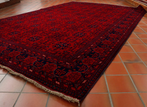 Fine handmade Afghan Belgique carpet - 306653