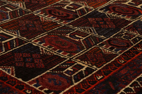 Handmade Persian Bonat rug - 306726