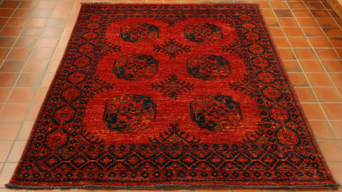 Handmade Afghan Ersari rug - 306965