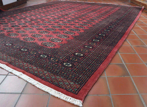 Luxury handmade Mori Pakistan Bokhara rug - 307072