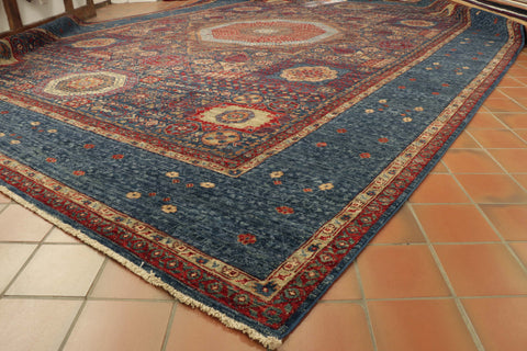 Handmade Afghan Mamluk oversize carpet - 307331