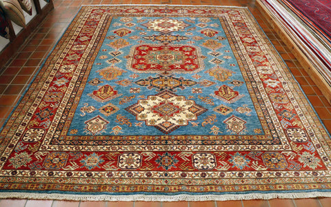 Fine handmade Afghan Kazak carpet - 307435