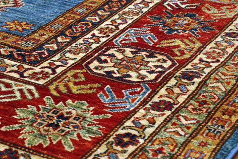 Fine handmade Afghan Kazak carpet - 307435