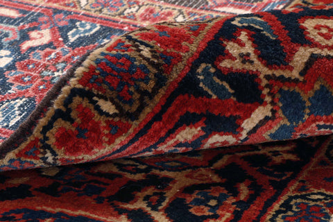 Fine handmade semi old Oriental Heriz carpet - 307609