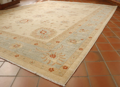 Handmade fine Afghan Ziegler carpet - 307635