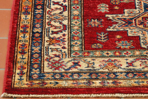 Handmade Afghan Kazak rug - 307756