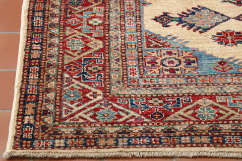 Extra fine handmade Afghan Kazak rug - 307785