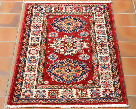 Fine handmade Afghan Kazak rug - 307901