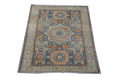 Handmade Afghan Mamluk rug - ENR307904