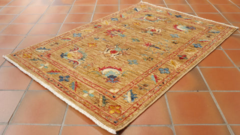 Handmade Modern Afghan Ziegler rug - 308009