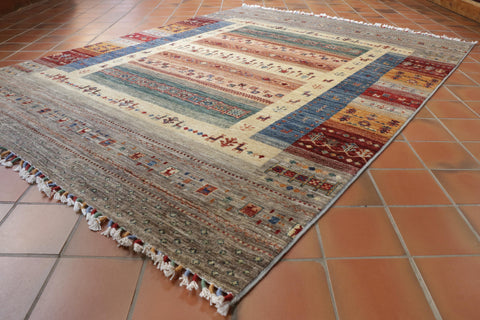 Handmade Afghan Loribaft rug - 308083