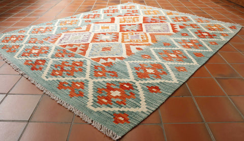 Handmade Afghan Kilim - 308120