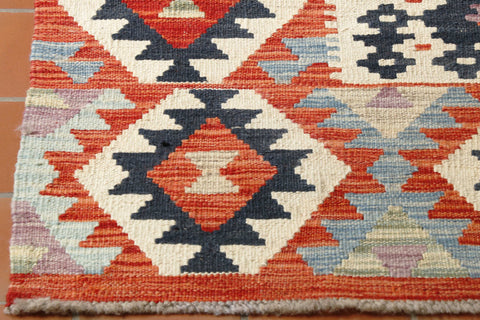 Handmade Afghan Kilim - 308125