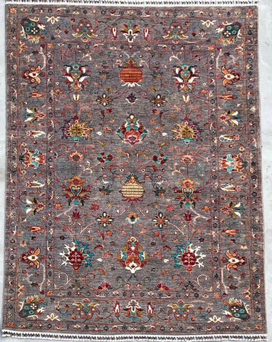 Handmade Afghan Kharjeen rug - ENR308310