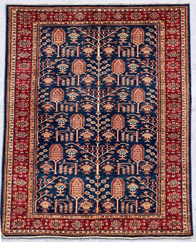 Handmade fine Afghan Kazak rug - ENR308329