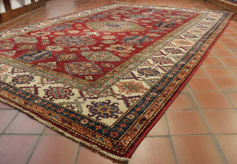 Handmade fine Afghan Kazak rug - 308502