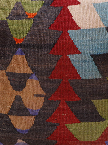 Small Handmade Turkish kilim cushion - 308569