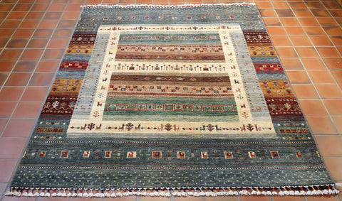 Handmade Afghan Loribaft rug - 308631