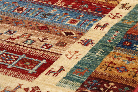 Handmade Afghan Loribaft runner - 308632